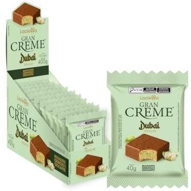 Imagem de Wafer Recheio Cremoso de Pistache Coberto com Chocolate Ao Leite 10 Unidades de 40g Sobremesa Gourmet para Presentar Amigo Oculto Aniversário Dia dos Namorados