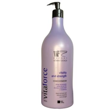 Imagem de Condicionador para Cabelos com Queda Fragilizado Quebradiço Danificado Pós Progressivas WF 1L