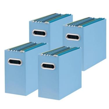 Imagem de Organizador de arquivos Oterri 31x13x25cm tamanho carta, pacote com 4,