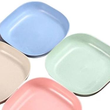 Imagem de Conjunto de pratos de jantar com base rígida de plástico (KIT 10 PRATOS SEM SUPORTE)