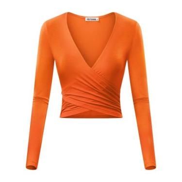 Imagem de Camisa VETIOR GG laranja de manga comprida