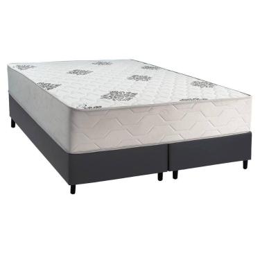 Imagem de Cama Box Queen + Colchão Ortopédico Inovaflex Comfort 158x198