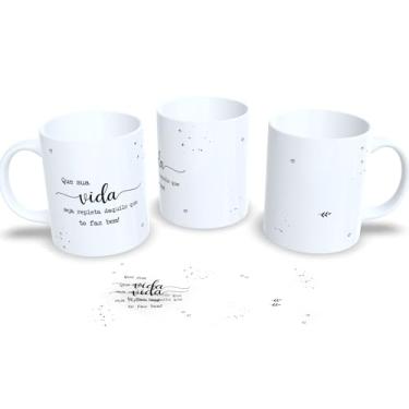 Imagem de Caneca Feminina de Porcelana Homenagem Dia Internacional da Mulher 8 de Março (Que sua vida seja repleta)