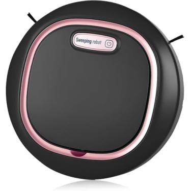 Imagem de Robô aspirador de pó, equipado com botão de toque sem fio, combinação de aspirador de pó e esfregão, silencioso, avançado para evitar obstáculos, adequado para azulejos domésticos, animais de