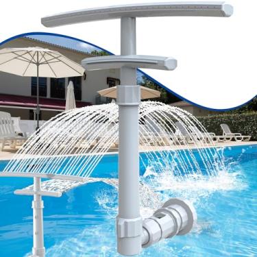 Imagem de Fonte de piscina para piscinas acima e subterrâneas, spray de camada dupla, irrigador de irrigador de cascata, fonte de água, acessórios de piscina (para in-tex e Best-Way e Hay-Ward e Cole-Man)