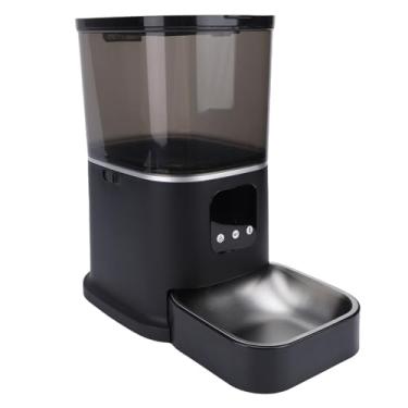 Imagem de HEEPDD Alimentador Automático para Animais de Estimação, Alimentador Cronometrado de Aço Inoxidável de Qualidade Alimentar de 6L de Fácil Limpeza Com Fonte de Alimentação Dupla para