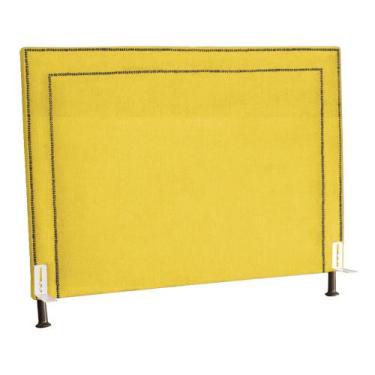 Imagem de Cabeceira para Cama Box Quarto Casal Super King 195cm Viviane Suede - 