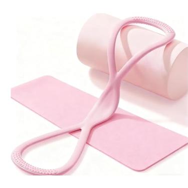 Imagem de Lelifomovc Equipamento elástico para academia, ioga, ombro traseiro, fitness e bolas de massagem pontiagudas para pés, faixas de resistência para mulheres e homens, corda de silicone para ioga