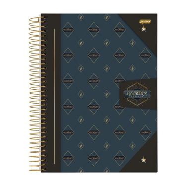 Imagem de Caderno Espiral Capa Dura Universitário Hogwarts Legacy 1 Matéria 80 Folhas Jandaia Estampa 4