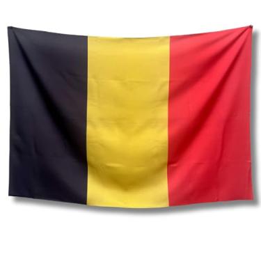 Imagem de Bandeira Decorativa Bélgica, Decorativa, Bandeira, Multicolorido, 150x100cm, Nacional, Uso Interno/Externo, Oxford, Sublimação a Laser