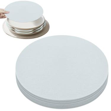 Imagem de Diakey Pacote com 30 protetores de placa de feltro de 26,66 cm, divisórias de placa de porcelana macia, separadores de armazenamento da China, almofadas antiderrapantes para empilhar louças, panelas