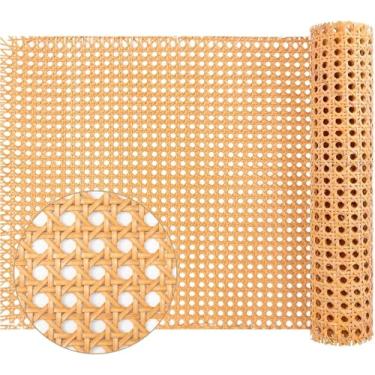 Imagem de Tecido de vime de 43 cm de largura, material de conserva natural de 10 cm DIY pano cadeira móveis armário placa de flores (3,3 pés)