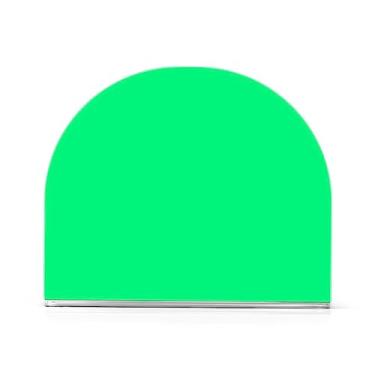 Imagem de Organizador de guardanapos de acrílico verde primavera, dispensador de bandeja de papel descartável em forma de U para guardanapos de coquetel, pacote com 1 ou 2