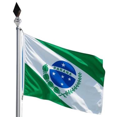 Imagem de Bandeira do Paraná Oficial em Tecido Reforçado 90x128cm - Zambeze