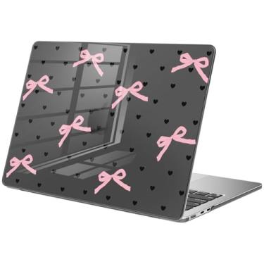Imagem de BlHMCASE Compatível com MacBook Pro 16 polegadas 2025-2021 M4 M3 M2 M1 A3403 A3186 A2991 A2780 A2485 Pro Max, linda capa rígida protetora de coração rosa para MacBook Pro 16
