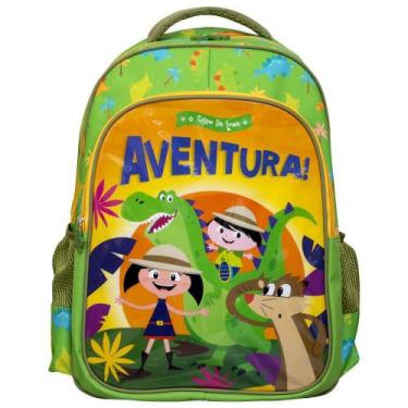 Imagem de Mochila de Costas Escolar Infantil Yins Kids O Show da Luna Cor:Verde,