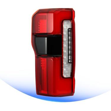 Imagem de Luzes traseiras LED compatíveis com 2023 2024 2025 2026 Ford F250 F350 Super Duty com ponto cego conjunto de sinal de luz traseira substitui OEM PC3Z13405C (lado esquerdo do motorista)