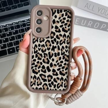 Imagem de Capa com cordão para Samsung A54 34 24 14 55 35 25 73 53 33 23 71 51 31 21 72 52 32 22 13 12, capa macia para celular, J24, café, SS, para A35