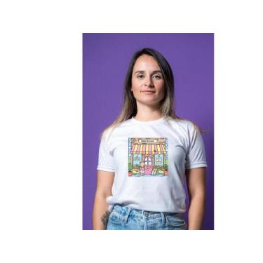 Imagem de Camiseta 100% Algodao Desenho Bob Aesthetic - Bobbie Goods, Branco, 8