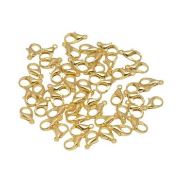 Imagem de Fechos De Lagosta Banhados a Prata 50 Peças 10-21mm Para Fabricação De