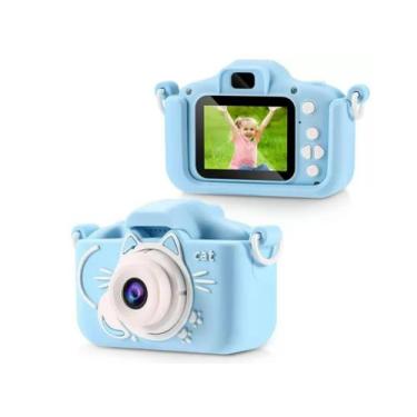 Imagem de Kit Câmera Fotográfica Infantil Digital Vídeos Fotos Jogos - Fam