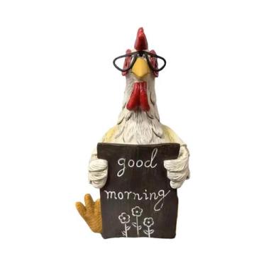 Imagem de Estátua De Galo Em Resina Para Jardim, Quintal, Gramado, Escultura De 