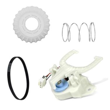 Imagem de Atuador de mudança de arruela WH03X30517 atualizado, correia de transmissão WH01X27538, embreagem WH05X24185, mola WH01X24434 - corrige sem rotação, ruído alto, problemas de drenagem - compatível com