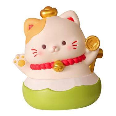 Imagem de KiBcsLic Estátua de, Ornamento Artesanal, Cofrinho em Forma de Porco, Figura Decorativa, Escultura de Animal para Lareira, Estante, Escrivaninha, Prateleira, a, Bell L, Tamanho real