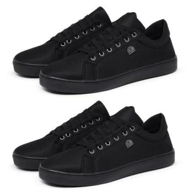 Imagem de Kit 2 Tênis Casual Masculino Slim Estiloso Confortável - Bless Acessór