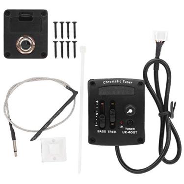 Imagem de Ainoli UK400T Captador de ukulele caixa elétrica captador equalizador menor captadores de guitarra de 4 cordas