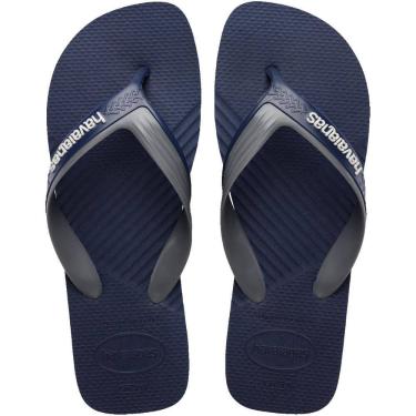 Imagem de Chinelo Dedo Masculino Casual Bicolor Borracha Havaianas Dual