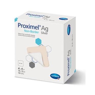Imagem de Curativo Proximel Ag Silicone Non-Border - Tam. 10cm x 10cm  Hartmann