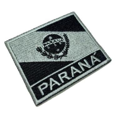 Imagem de BE0174NT02 Bandeira Paraná Patch Bordado Termo Adesivo - BR44