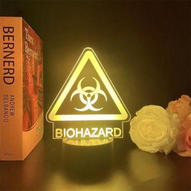 Imagem de Luz noturna USB Resident Evil recarregável com ilusão 3D - Taiyuanketa