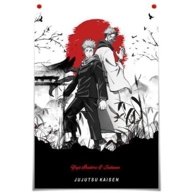 Imagem de Pintura de parede em tela Jujutsu Kaisen Gojo Satoru Anime - yiweisai