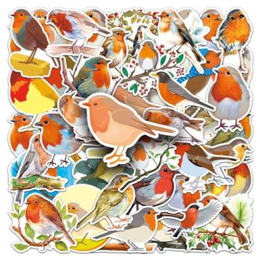 Imagem de Pacote de adesivos Woodpecker Cartoon Bird Animal Vinyl 50 unidades - 