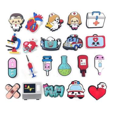Imagem de 21 peças de decoração fofa da série médica Cartoon para sand - Gloome 