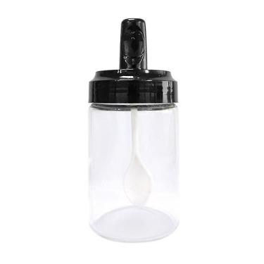 Imagem de Conjunto de potes de especiarias, caixa de tempero de vidro de cozinha