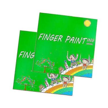 Imagem de Livro de desenho de pintura a dedo com tintas a dedo para crianças - G