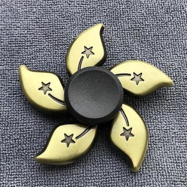 Imagem de Fidget Spinner Metal Brass Color Zinc Alloy 12 anos ou mais - Gloome S