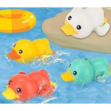 Imagem de Conjunto de 4 brinquedos Bathing Duck para crianças pequenas, branco/v