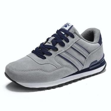 Imagem de Tênis Casuais Masculinos De Couro Respirável Outono 2024 Sapatos Plano