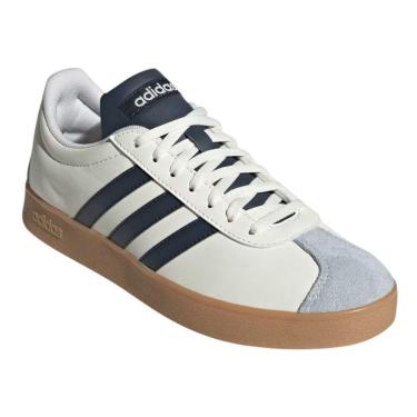 Imagem de Tênis Adidas VL Court Base Unissex - Branco e Marinho 42-Unissex