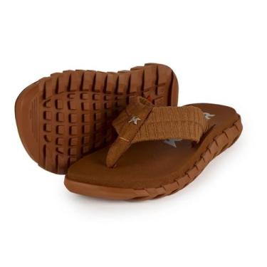 Imagem de Sandália Chinelo Kenner Megah Puffer Baunilha Original, Marrom, 40