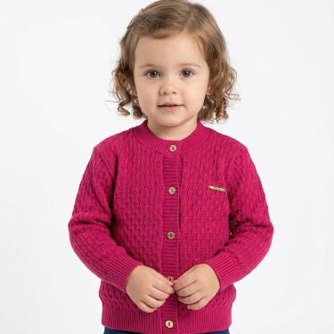 Imagem de Casaco Texturizado Tricô Kids Pink