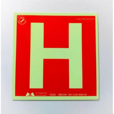 Imagem de Kit Placa de Sinalização Rota de Fuga de Emergência Hidrante, Pacote c
