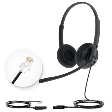 Imagem de Auriculares con cable Yealink YHS34 Lite para ambos oídos, 111 g, cabl