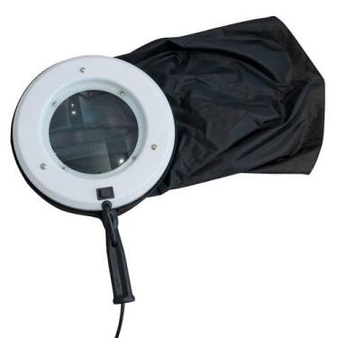 Imagem de Lupa De Mão Slim 220V Estek - Com Luz de Wood Para Análise De Pele