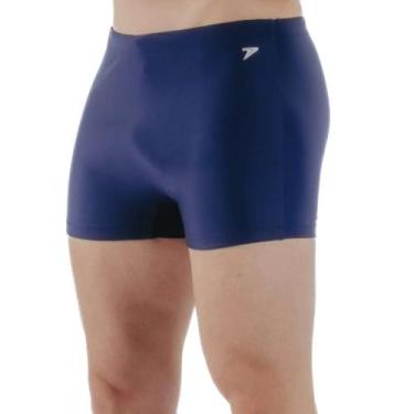 Imagem de Sunga preta boxer shorts natação poker lisa anti cloro uv 50, GG, Mari