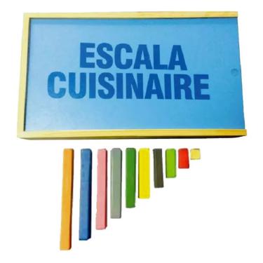 Imagem de Brinquedo Educativo Escala Cuisinaire 294 Peças para Ensino de Matemática em Madeira Sonho de Criança